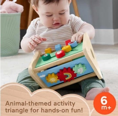 Dřevěný aktivní trojúhelník Fisher-Price