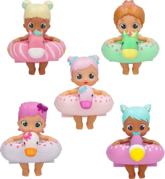 Mini plavající panenky Bloopies s kruhy