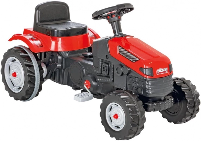 Traktor šlapací červený