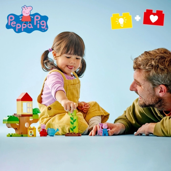 LEGO DUPLO Peppa Pig Zahrada a domek na stromě