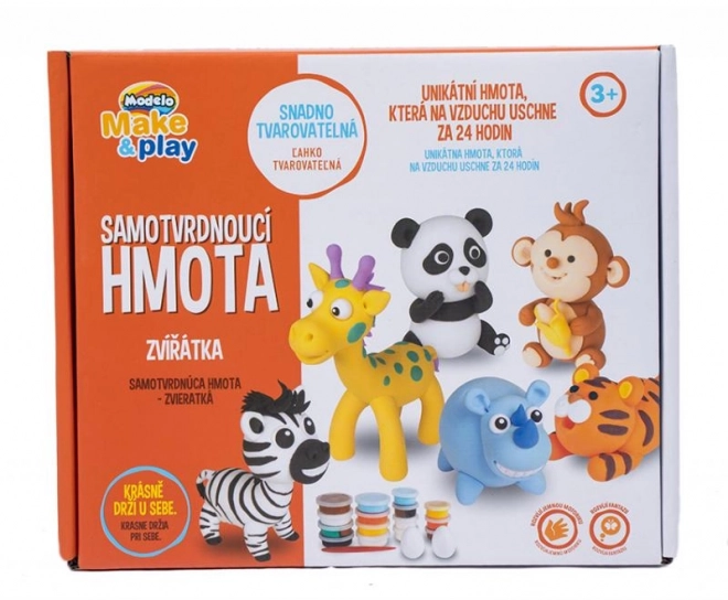 Samotvrdnoucí modelovací hmota – zvířátka
