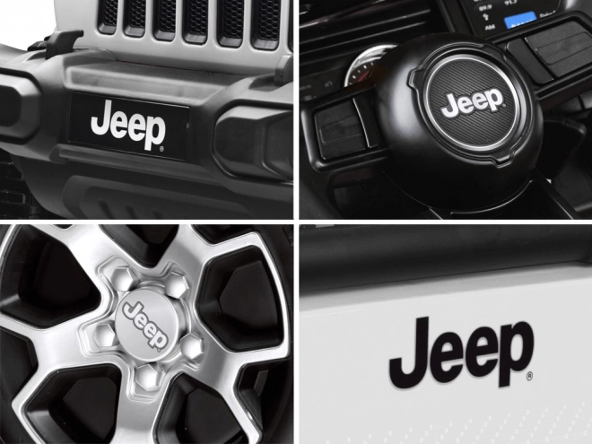 Dětské autíčko na akumulátor Jeep Wrangler Rubicon 4x4 – Bílá