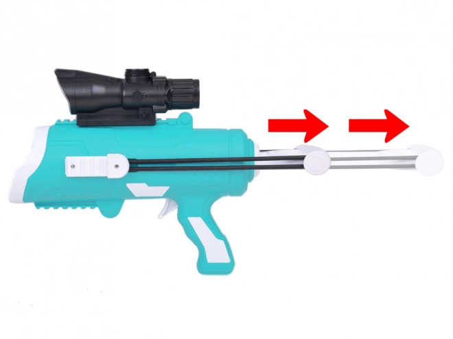 Sada 6v1 na sněhové koule s pistolí a formami pro děti