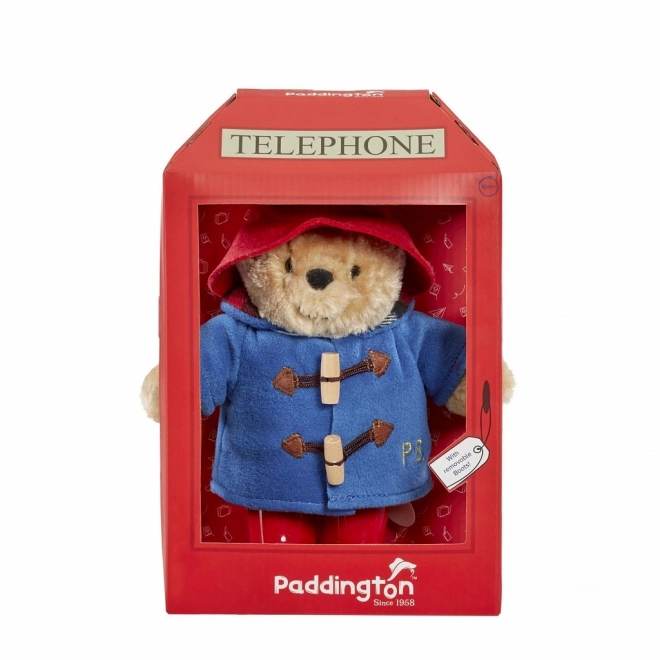 Rainbow plyšový medvídek Paddington v telefonní budce