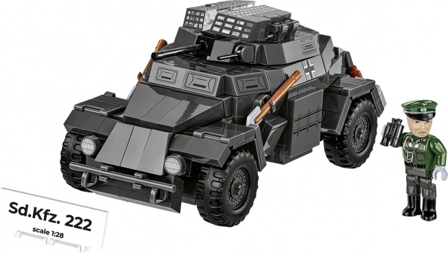 Sestava stavebnice Sd.Kfz. 222