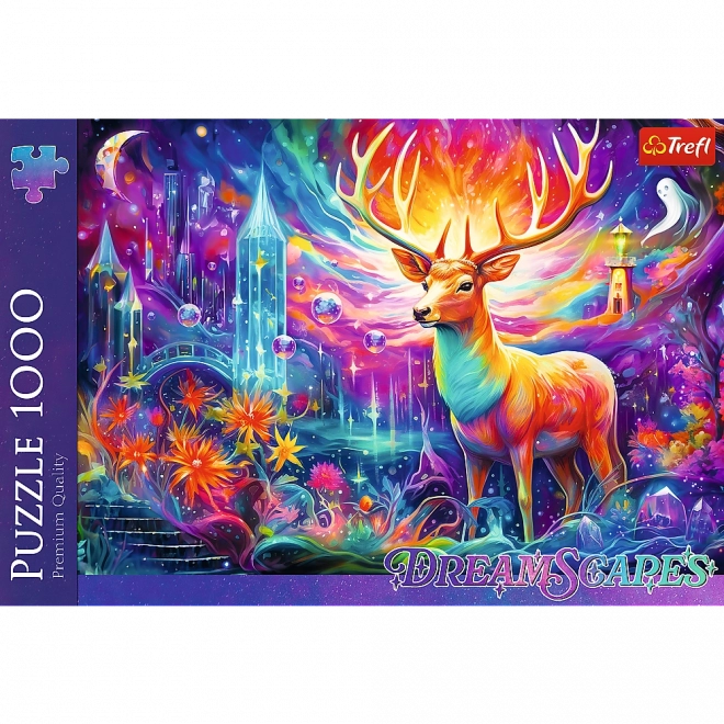 Puzzle 1000 dílků - Mystický jelen