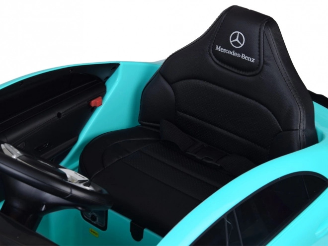 Dětské elektrické auto Mercedes AMG CLA 45s s houpacím efektem – Modrá