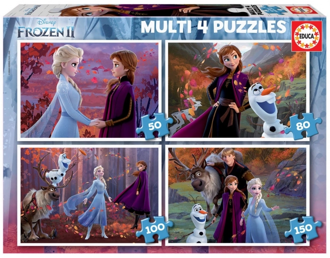 Educa Puzzle Ledové království 2, 4v1