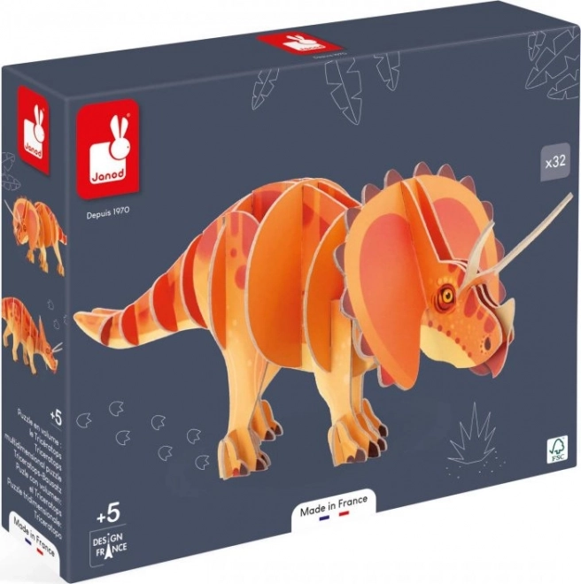 3D puzzle Triceratops od Janod