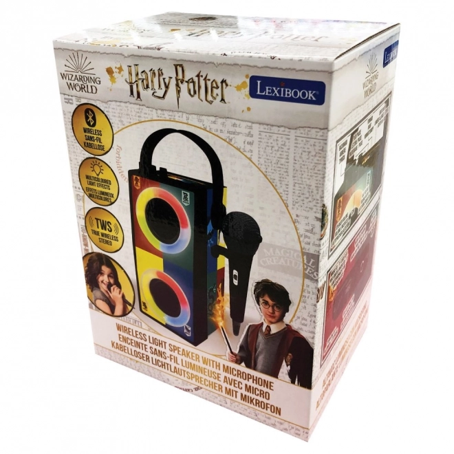 Přenosný reproduktor Harry Potter s mikrofonem a světelnými efekty