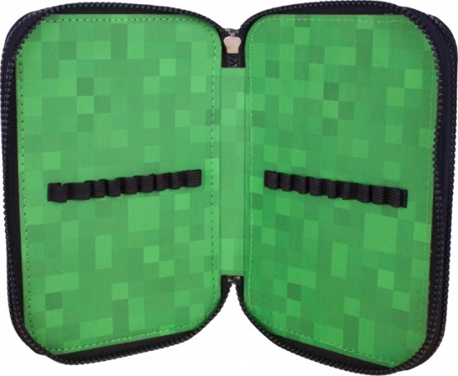 Školní penál Minecraft Alex a Steve třípatrový