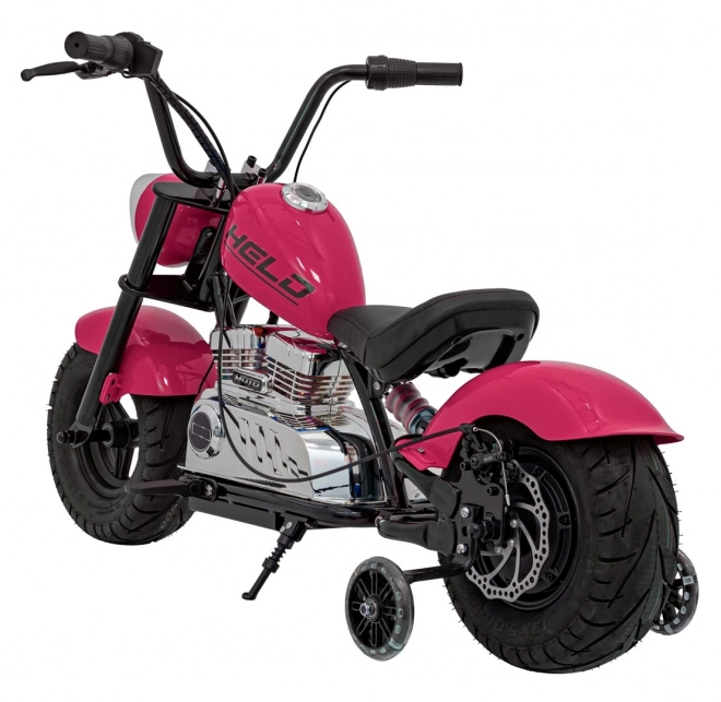 Dětský motocykl Chopper Warrior růžový