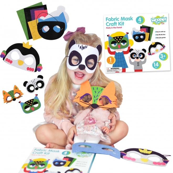 Kreativní sada filcové masky Woopie Art&Fun