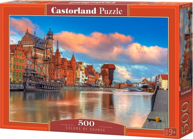 Puzzle Gdaňsk - Barvy 500 dílků