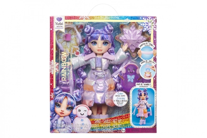 Rainbow High Zimní fashion panenka - Violet (Purple) TV