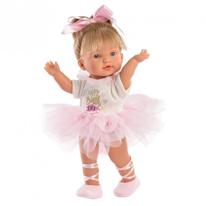 Llorens 28035 VALERIA - realistická panenka s celovinylovým tělem - 28 cm