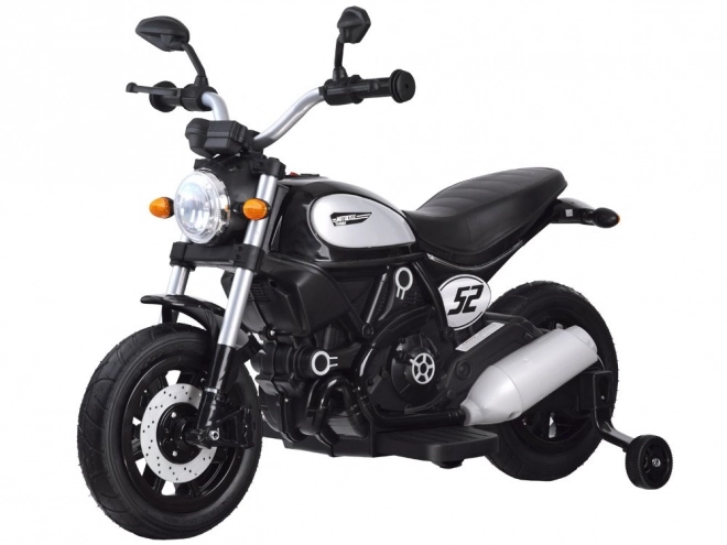 Motorka na baterie Street Bob pro děti – Černá