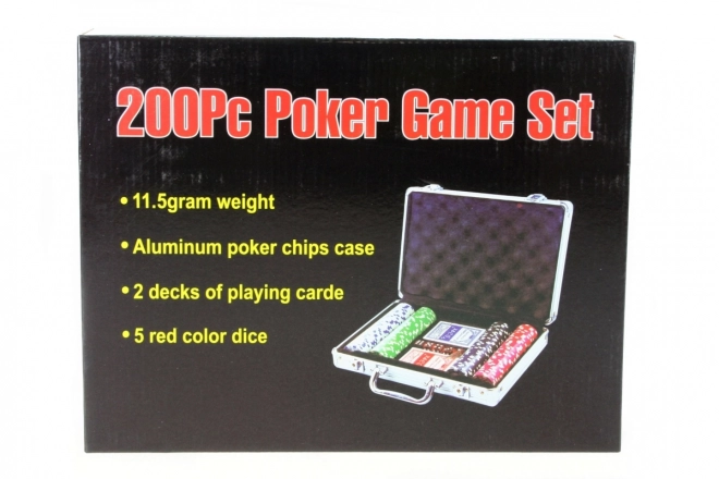 Sada na poker v kufříku
