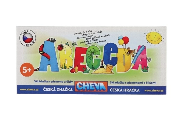 Skládačka Abecedy s Písmenky a Čísly