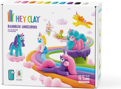 Hey Clay jednorozci – kreativní pěnová modelína pro děti