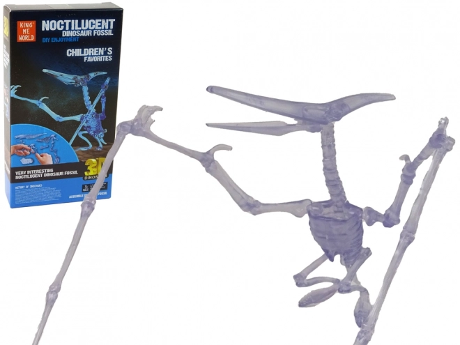 Skládačka Dinosaura Svítící ve Tmě