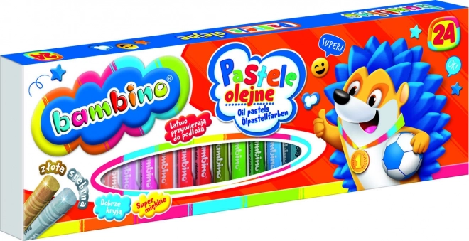 Pastele olejové Bambino 24 barev