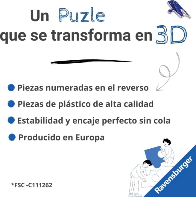RAVENSBURGER 3D puzzle Lamborghini Huracán Evo žluté 156 dílků