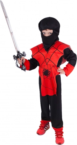 Dětský kostým Ninja červený