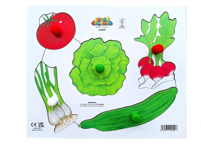 Just Jigsaws Dřevěné Puzzle Loupeme a Krájíme Plodiny