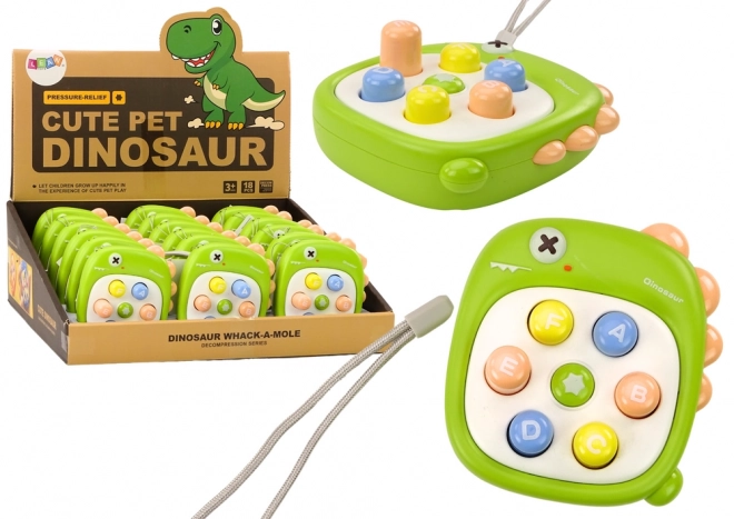 Whack A Mole Dopisy Dinosaur Green arkádová hra