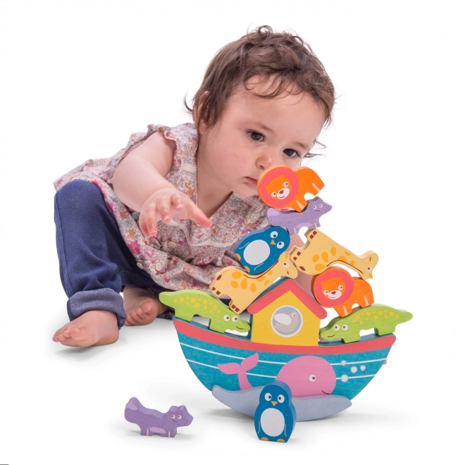 Balanční hračka Noemova archa od Le Toy Van