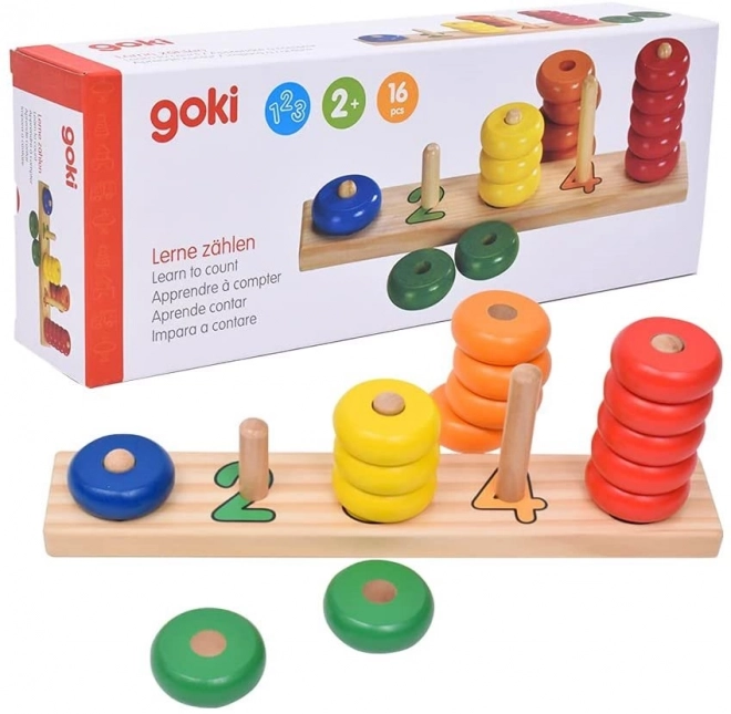 Počítání kroužků puzzle