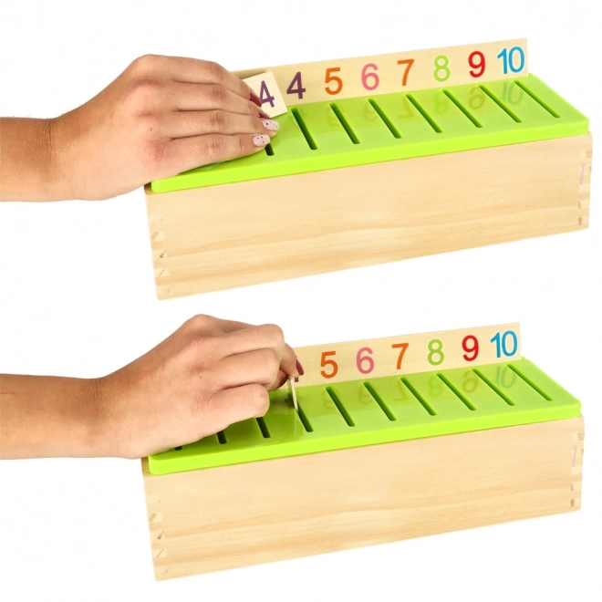 Dřevěná Montessori vzdělávací třídička