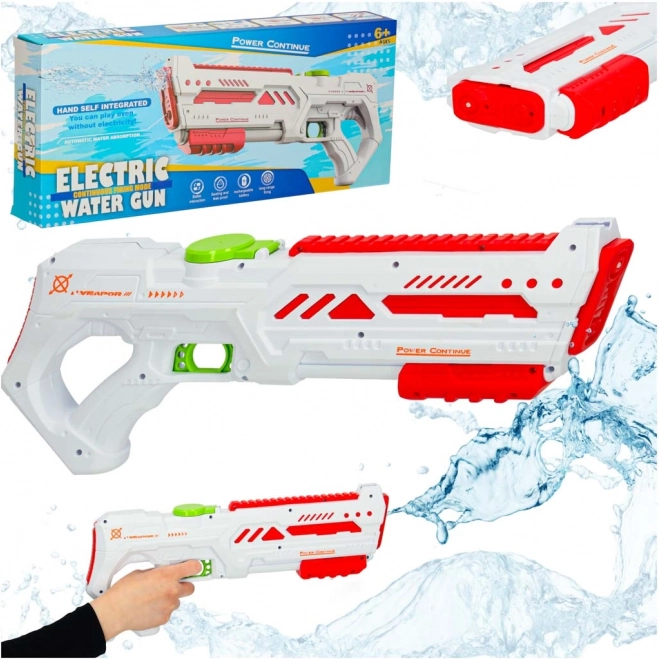Elektrická vodní pistole pro děti – bílá