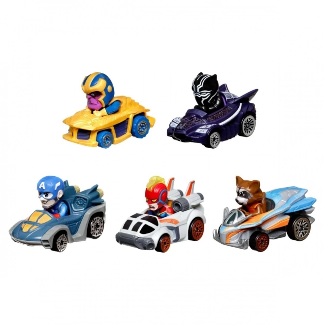 Sada autíček Marvel Hot Wheels
