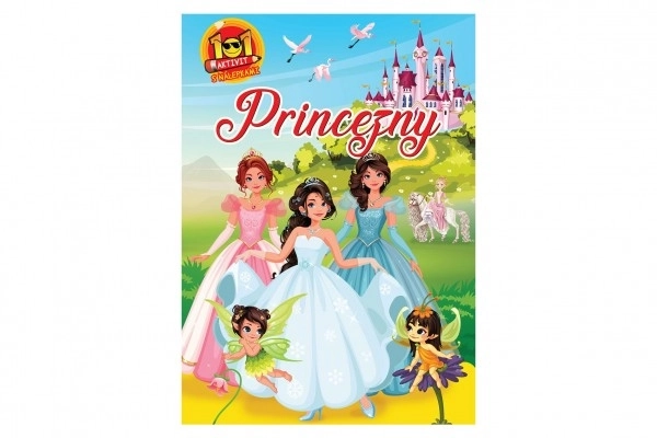 Pracovní sešit s nálepkami princezny