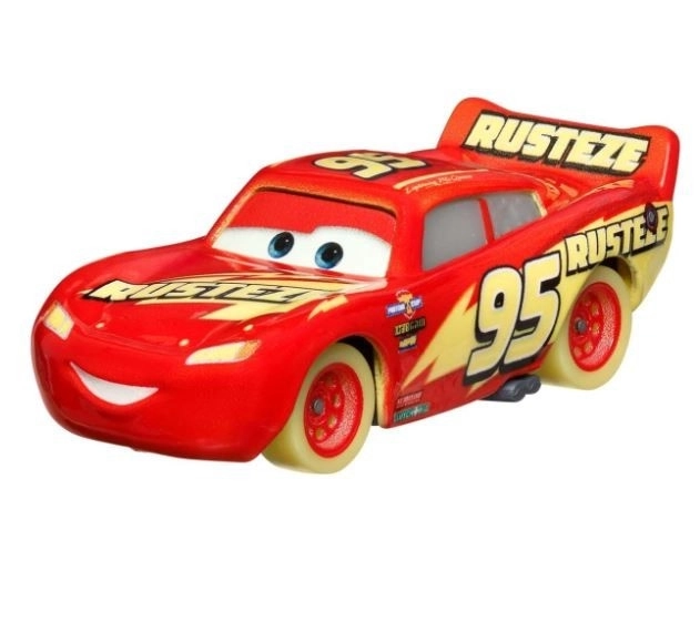 Auta Glow Racers svítící ve tmě