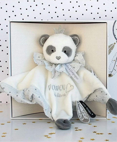Dárková sada - plyšový muchláček panda