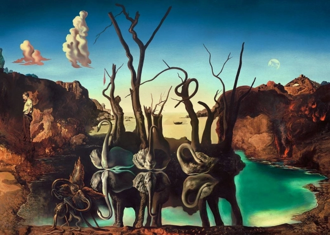 Puzzle 1000 dílků Dali značky Ravensburger