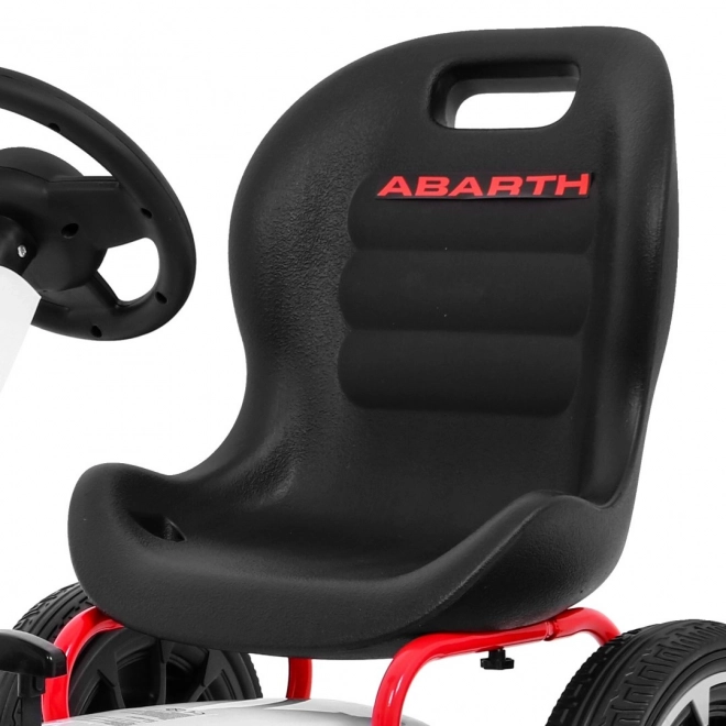 Gokart na pedály ABARTH bílý