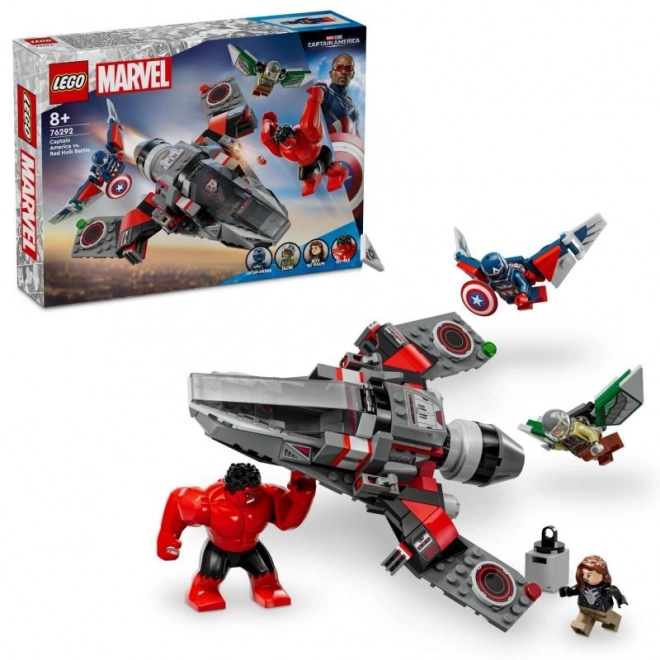 Lego Marvel Kapitán Amerika vs Červený Hulk Bitva