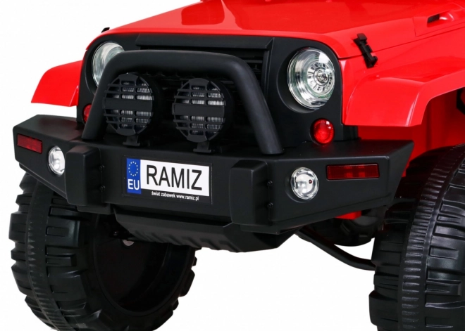 Dětské elektrické auto RAMIZ All Terrain Jeep červené