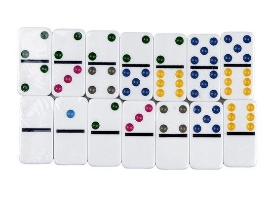 Logické domino Kovové balení 28 dílků