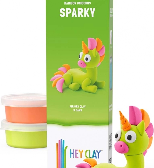 Masa Kreativní JEDNOROŽEC SPARKY 3PAK Hey Clay