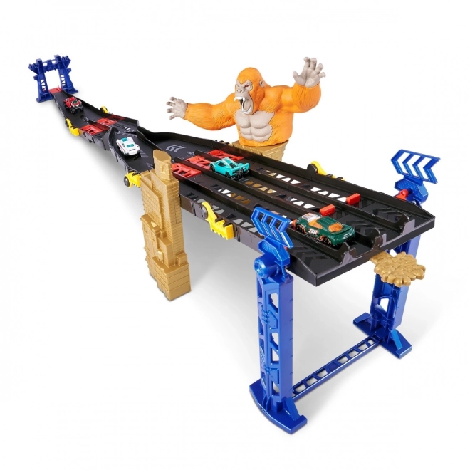 Zábavná dráha Metal Machines 4 dráhy Útok Gorily