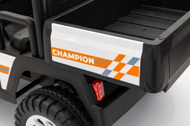 Bílý dětský pick-up Champion