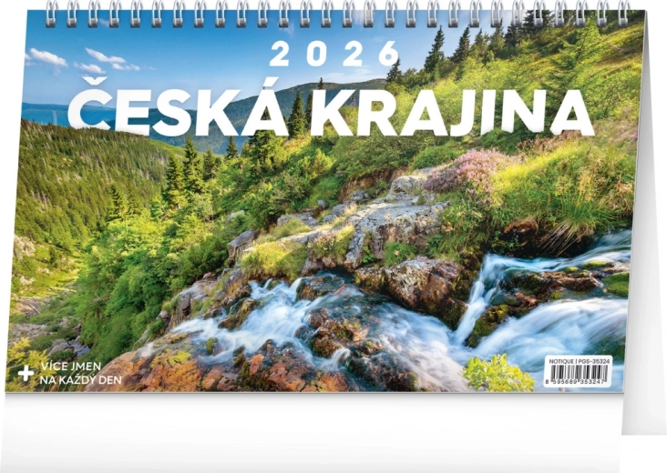Stolní kalendář Česká krajina 2026