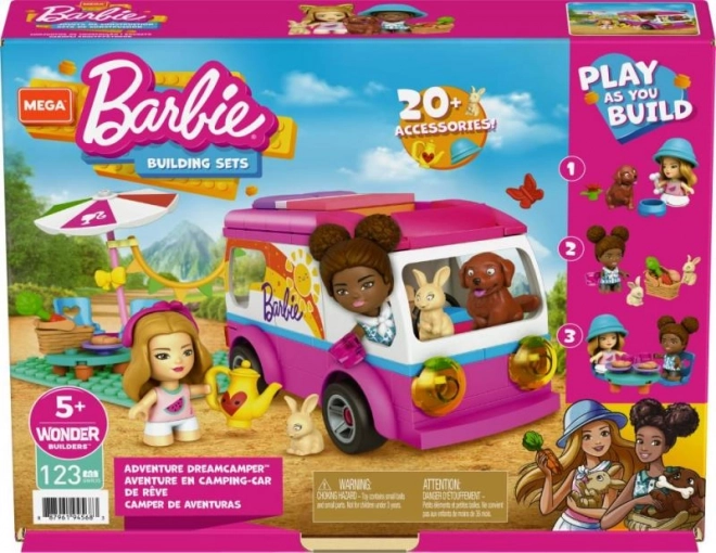 MEGA CONSTRUX BARBIE KARAVAN SNŮ
