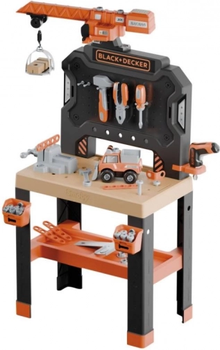 Dětská pracovní dílna s jeřábem BLACK+DECKER