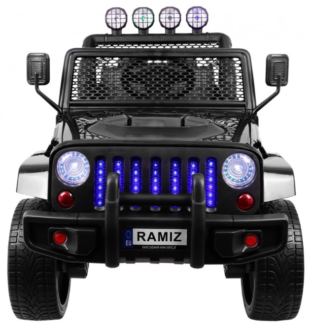 Dětské elektrické auto Raptor Drifter černé s dálkovým ovladačem a pohonem 4x4